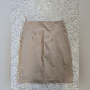 Nougat London Size 2 Womens Beige Unlined Skirt